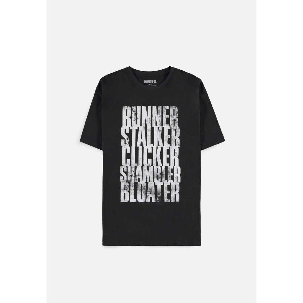 The Last Of Us - Run Stalk Click Shamble Bloat Tshirt Homme - Noir